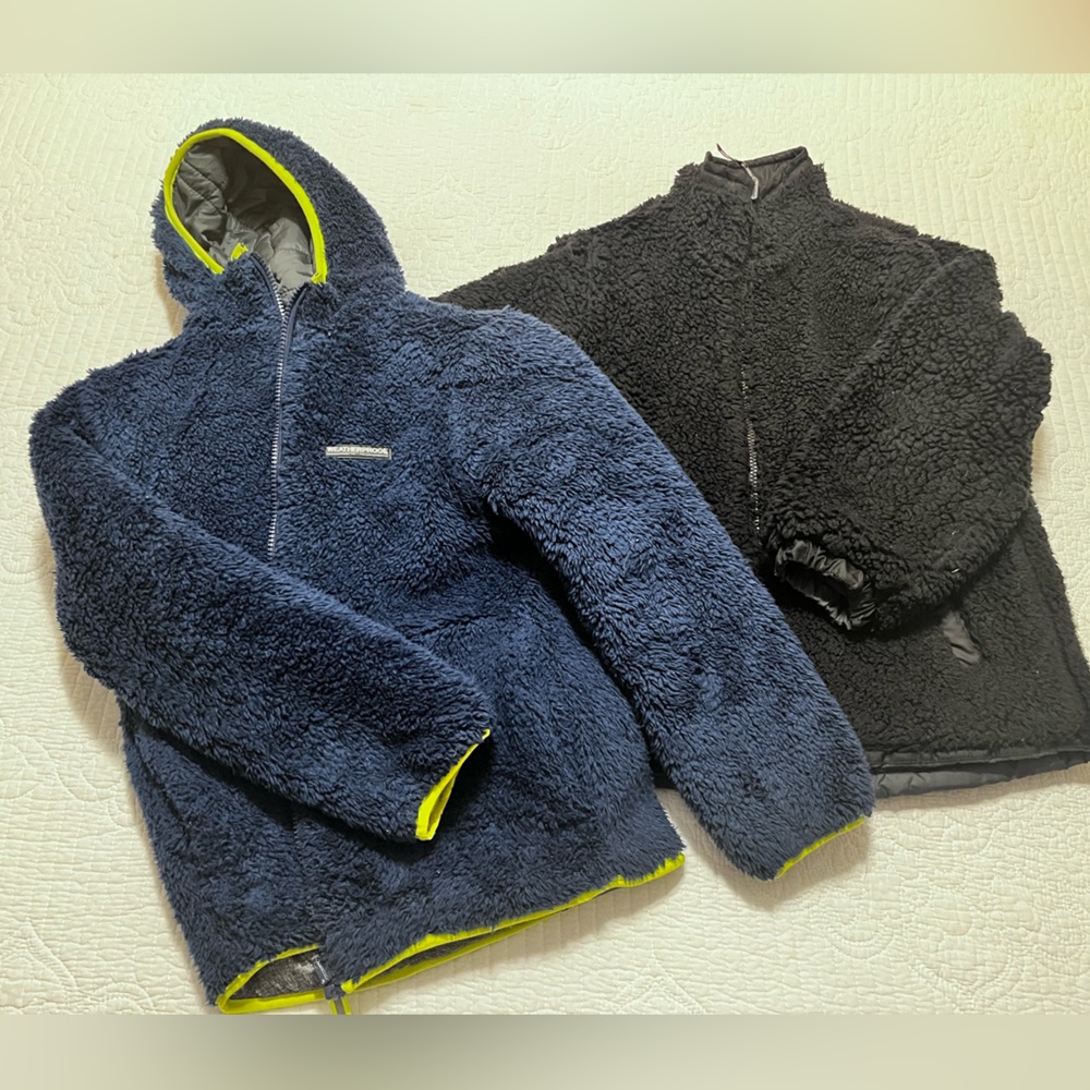 2 unisex winter coats size 8